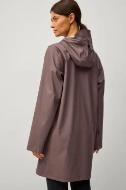 Online Regnjakke PU Parka W Dame Overtøj|Overtøj