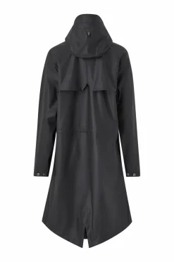 Sale Regnparka Rain Waist Parka PU Dame Overtøj|Overtøj