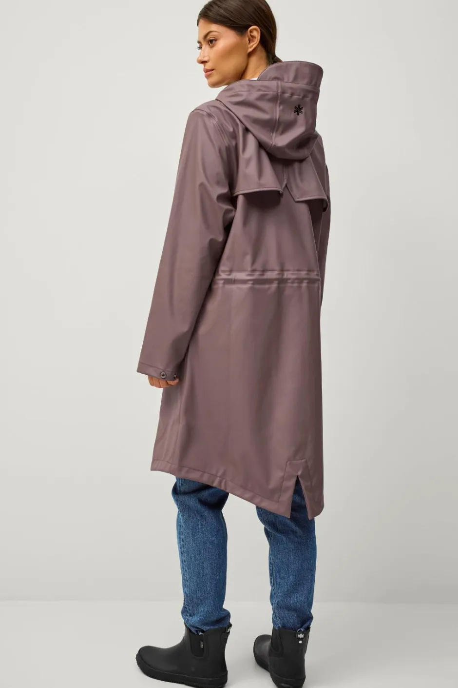 Áhkká Regnparka Rain Waist Parka PU^Dame Regntøj