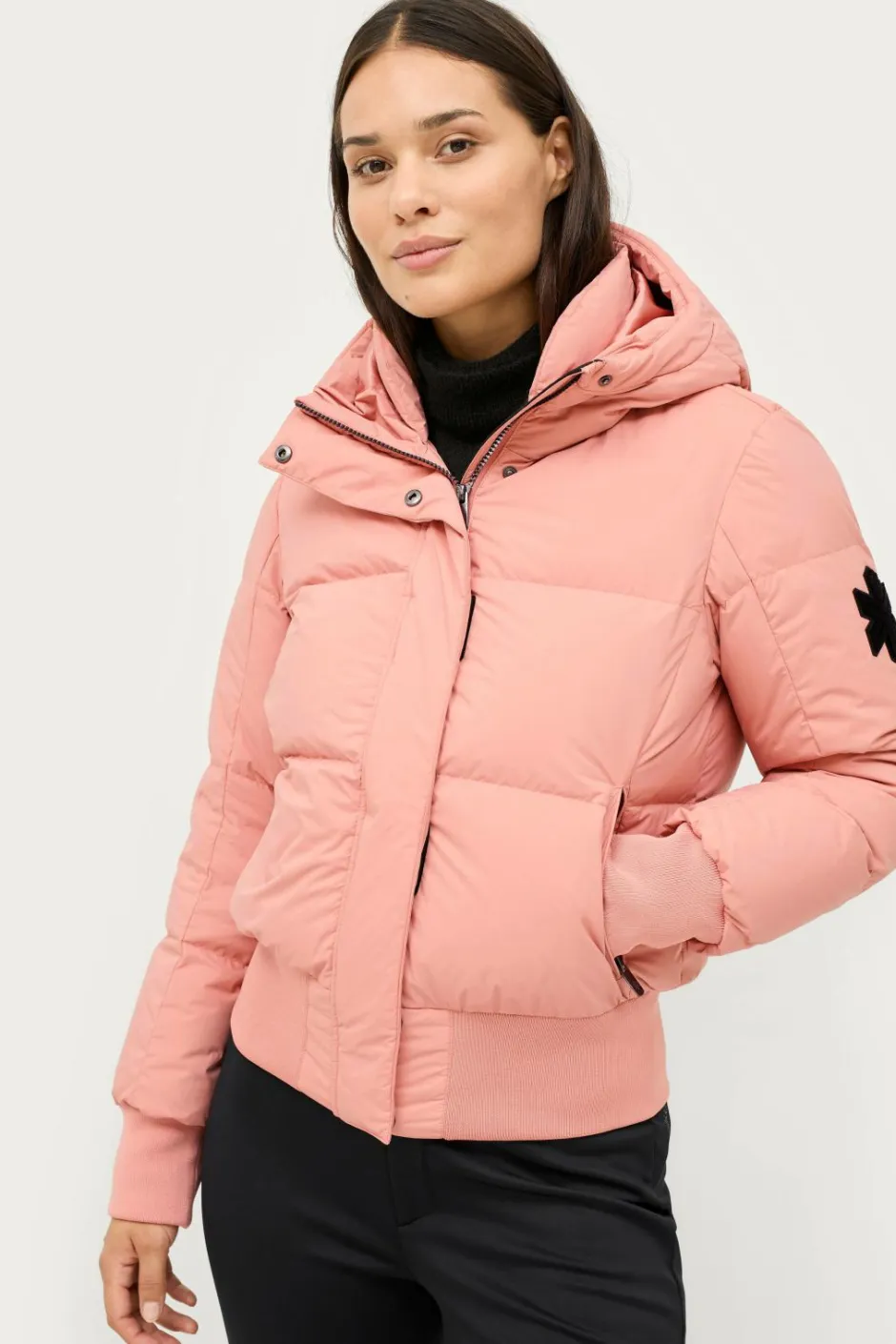 New Skijakke Gold Down Ski Rib Jacket Dame Overtøj|Overtøj