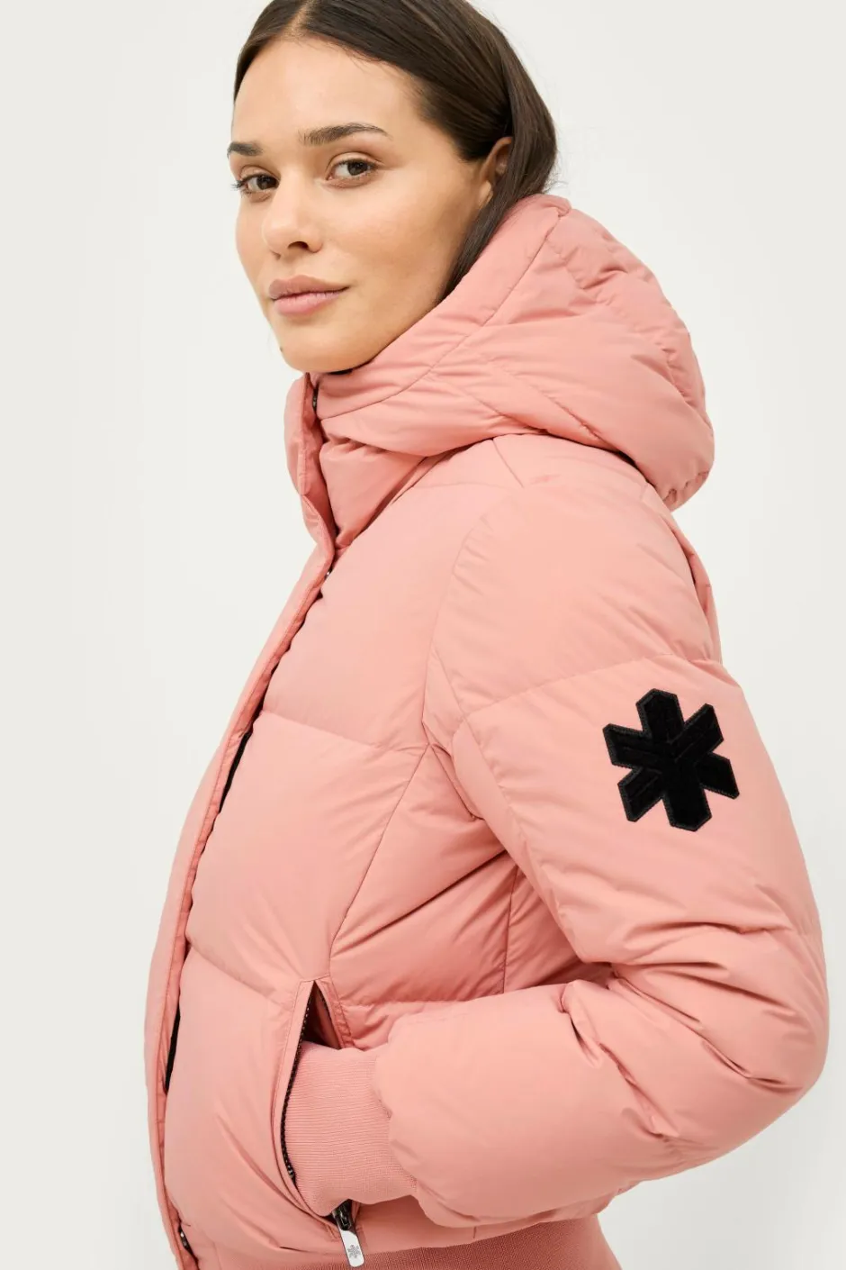 New Skijakke Gold Down Ski Rib Jacket Dame Overtøj|Overtøj