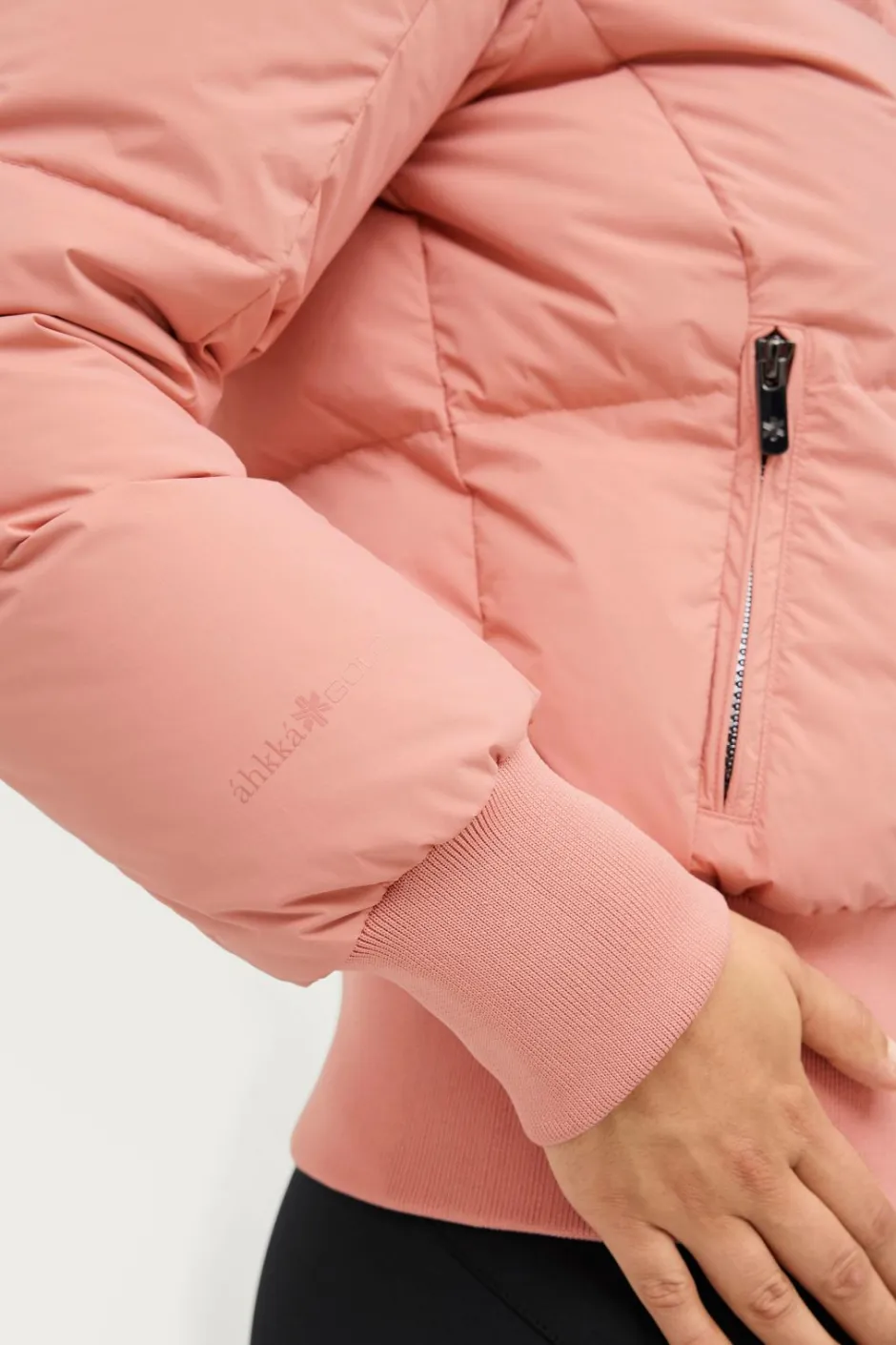 New Skijakke Gold Down Ski Rib Jacket Dame Overtøj|Overtøj