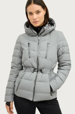 Hot Skijakke Gold Ski Jacket w Clasp Dame Overtøj|Overtøj