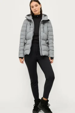 Hot Skijakke Gold Ski Jacket w Clasp Dame Overtøj|Overtøj