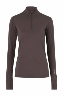 Áhkká Termisk top Merino Wool LS Halfzip W^Dame Skiundertøj|Skiundertøj