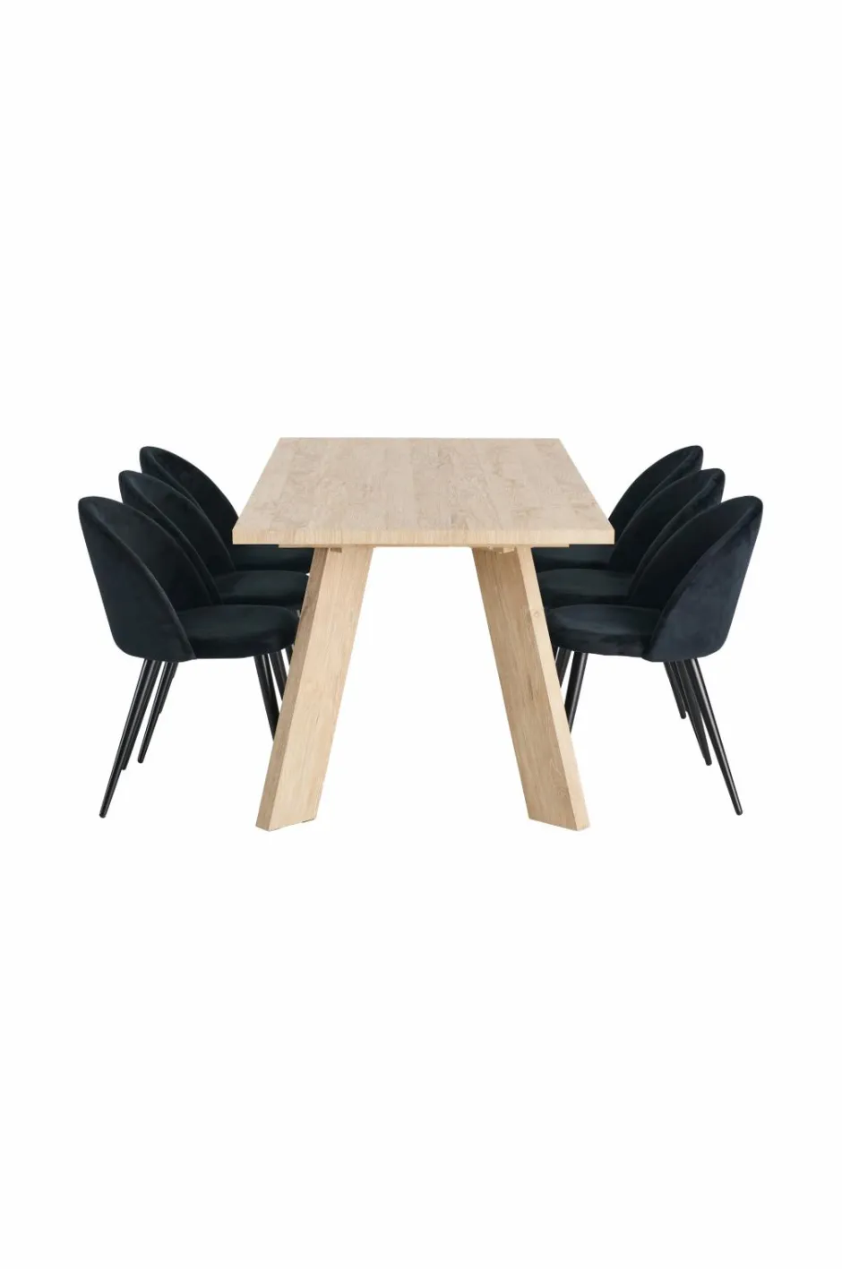 &Home Country spisegruppe med 1 bord + 6 stole^ Spisegrupper