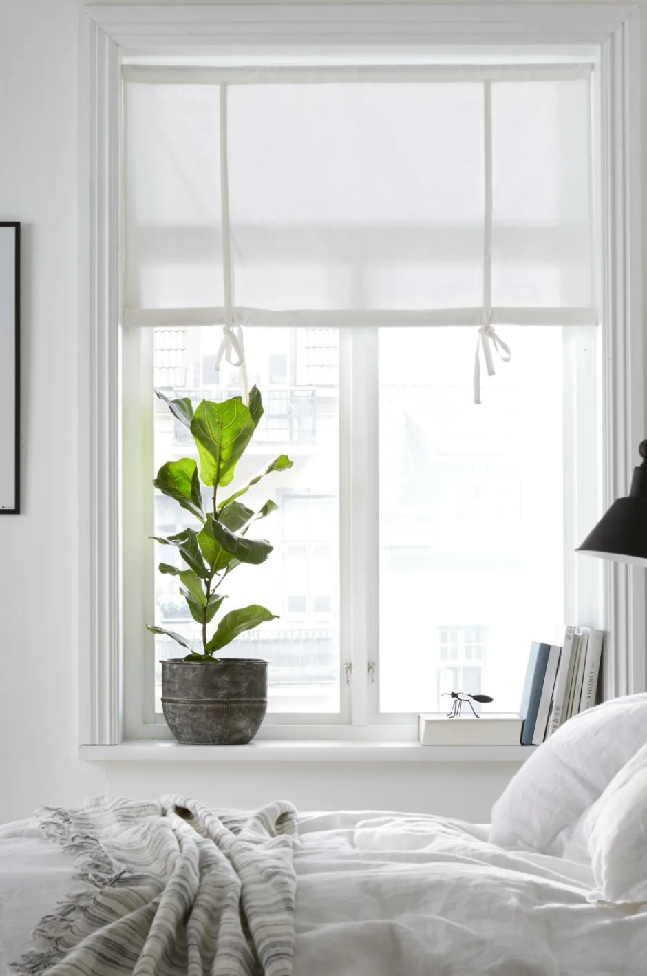 Sale Roll up-gardin af halvpanama Julegardiner|Foldegardiner