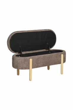 Discount Bænk med opbevaring Branca Puffer & Fodskamler
