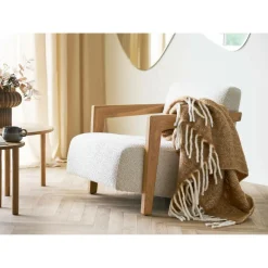 House Nordic Plaid, Carmel^ Tæpper & Plaider