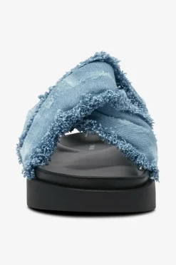 Outlet Sandaler Soft Crossed Jeans Dame Sandaler & Sandaler Med Hæl