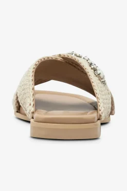 Outlet Sandaler Woven Crossed Stones Dame Sandaler & Sandaler Med Hæl