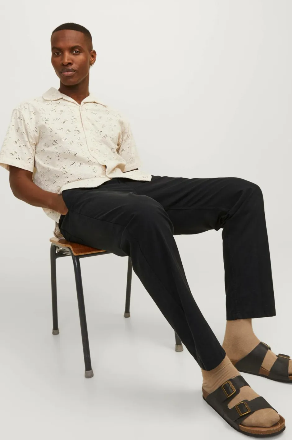 Jack & Jones Bukser jpstKane jjSummer Linen Blend Jogger^ Bukser