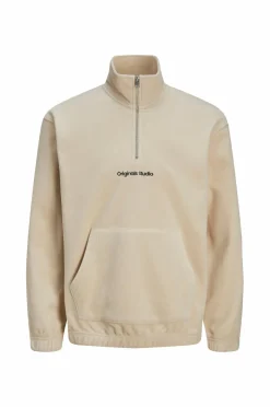 Jack & Jones Fleecetrøje jorVesterbro Fleece Quarter Zip^ Overtøj|Overtøj