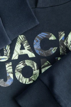 Jack & Jones Hættetrøje jjeJeff Logo Sweat Jnr^Børn Sweatshirts & Hoodies