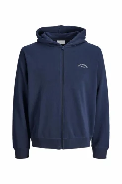 Hættetrøje jjCollege Logo Sweat Zip Hood Jnr Børn Sweatshirts & Hoodies