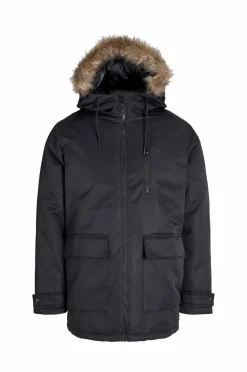 Hot Parka jjCharlie Detachable Faux Fur Jakker & Frakker