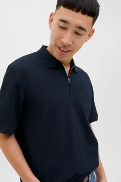 Jack & Jones Poloshirt jjeAustin Zip Polo SS^ Poloshirts