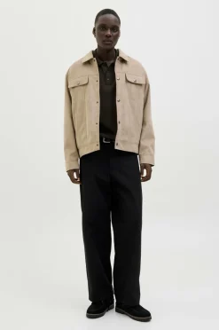 New Pullover jjeGeorge Knit Polo LS SN Poloshirts