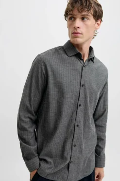 Jack & Jones Skjorte jprBlaparker Melange L/S Shirt BF S^ Skjorter