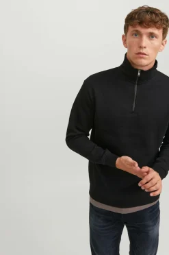 New Sweatshirt jjeBradley Sweat Half Zip Sweatshirts & Hoodies