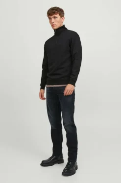 New Sweatshirt jjeBradley Sweat Half Zip Sweatshirts & Hoodies