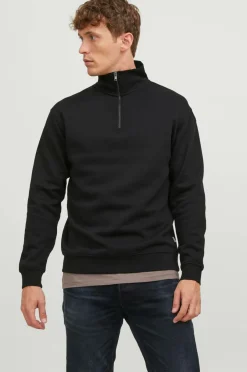 New Sweatshirt jjeBradley Sweat Half Zip Sweatshirts & Hoodies