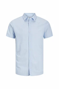 Clearance Junior Skjorte jjBreeze Linen Blend Shirt SS SN Jnr Børn Skjorter