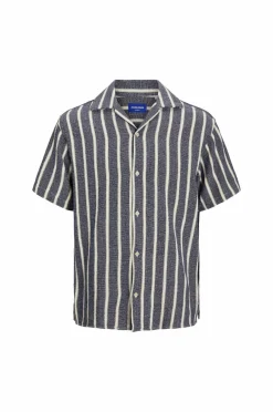 Jack & Jones Junior Skjorte jorCoba Stripe Resort Shirt SS Jnr^Børn Skjorter