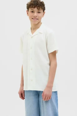 Jack & Jones Junior Skjorte jorLuke Crinkle Shirt SS Jnr^Børn Skjorter