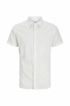 Junior Skjorte jjBreeze Linen Blend Shirt SS SN Jnr Børn Skjorter