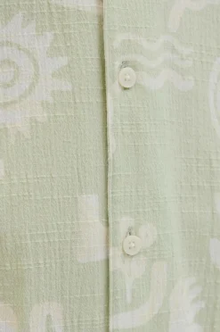 New Junior Skjorte jorLuke Crinkle Aop Shirt SS Jnr Børn Skjorter