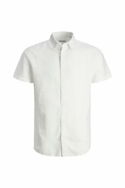 Jack & Jones Junior Skjorte jjeLinen Blend Shirt SS SN Jnr^Børn Skjorter