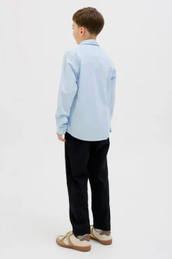 Jack & Jones Junior Skjorte jjeBreeze Linen Blend Shirt LS SN J^Børn Skjorter