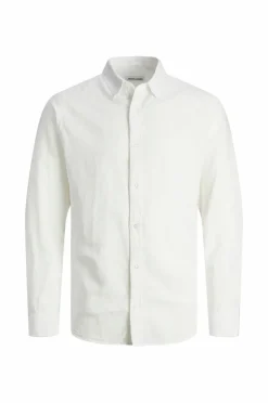 Jack & Jones Junior Skjorte jjeLinen Blend Shirt LS SN Jnr^Børn Skjorter