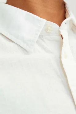 Jack & Jones Junior Skjorte jjeLinen Blend Shirt LS SN Jnr^Børn Skjorter