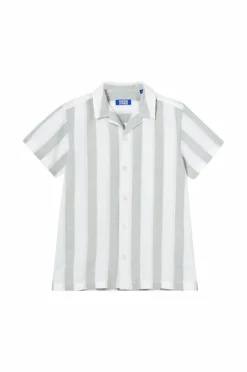 Jack & Jones Junior Skjorte jprccSummer Stripe Resort Shirt SS^Børn Skjorter
