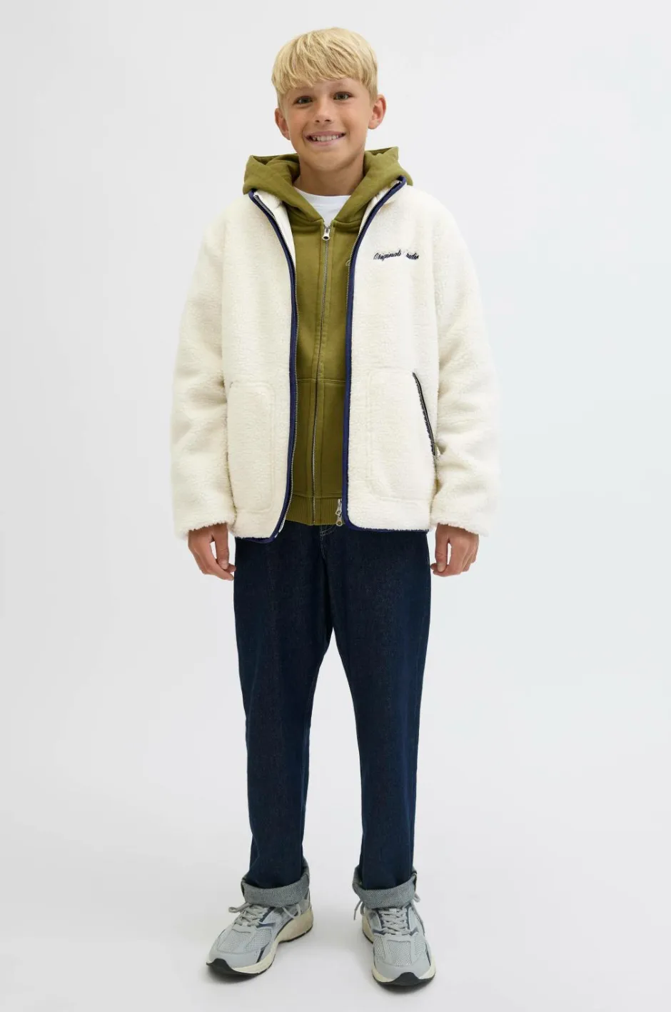 Jack & Jones Junior Teddyjakke jorNorrebro Teddy Jacket Jnr^Børn Overtøj