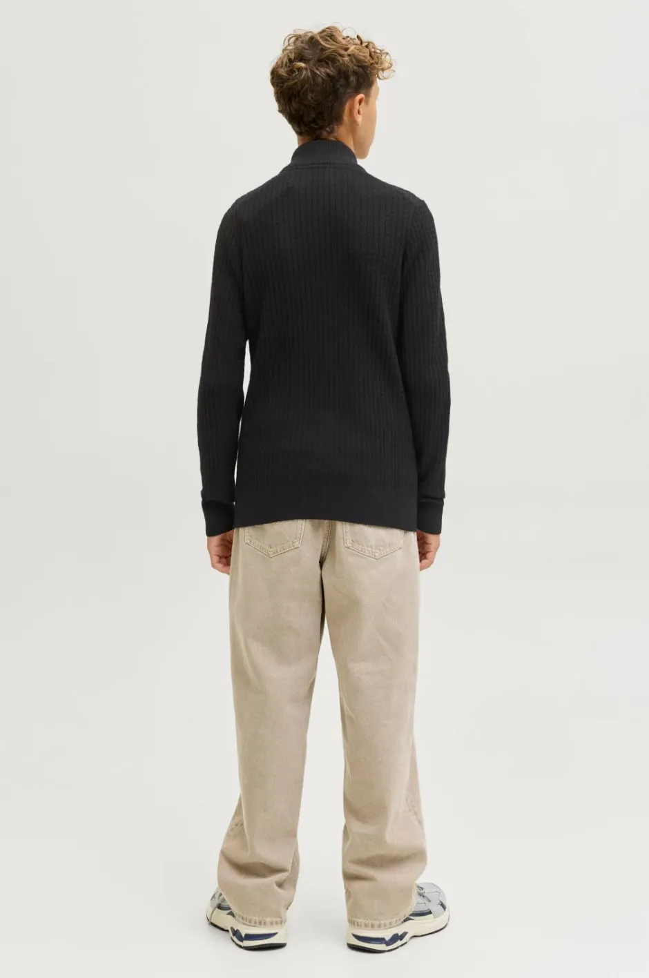 Jack & Jones Junior Turtleneck trøje jprBlubarkley Knit Half Zip Jnr^Børn Trøjer & Cardigans