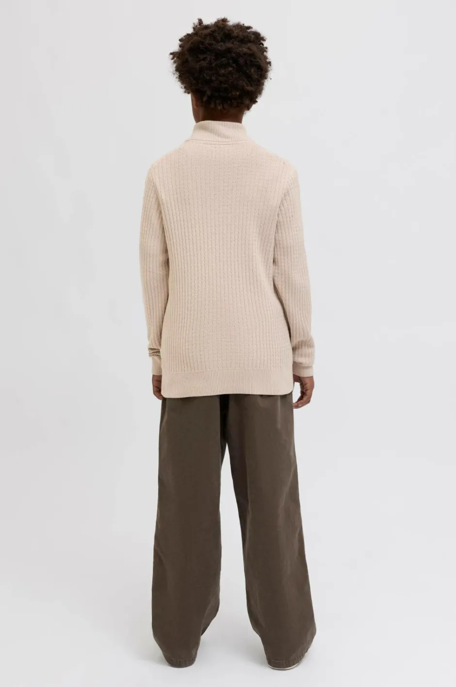 Jack & Jones Junior Turtleneck trøje jprBlubarkley Knit Half Zip Jnr^Børn Trøjer & Cardigans