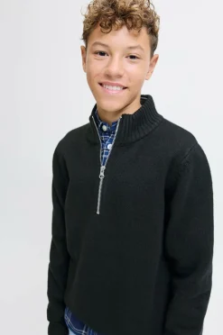Jack & Jones Junior Trøje jorNorrebro Knit Half Zip Jnr^Børn Trøjer & Cardigans