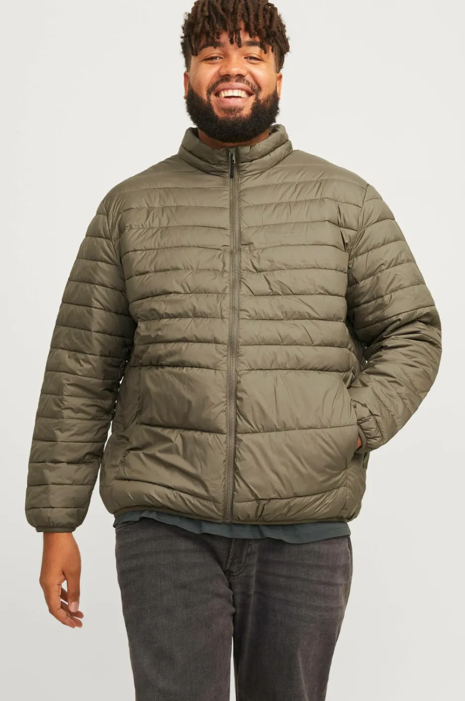 Plus Jakke jjeState Packable Puffer Collar Jakker & Frakker