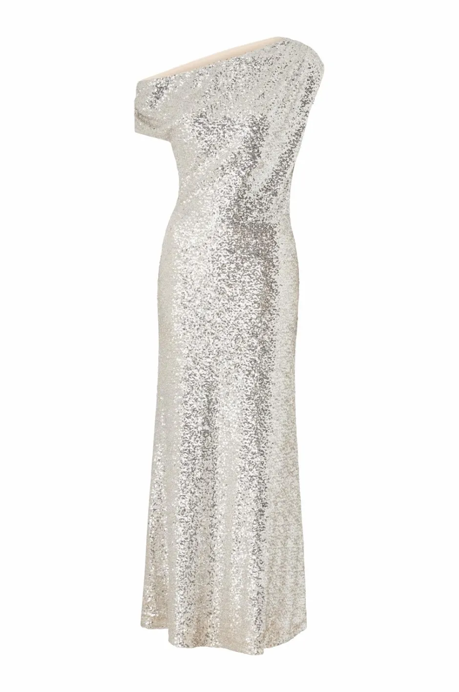 Joelle Draperet maxi kjole med pailleter^Dame Kjoler