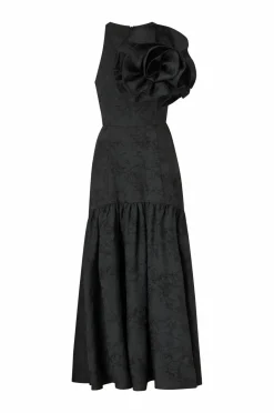New Maxi kjole med aftagelig rose Dame Kjoler