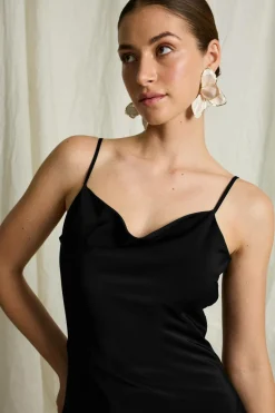 Hot Slipkjole i satin Dame Kjoler