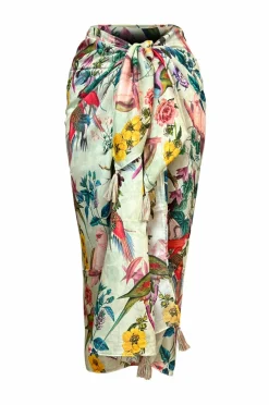 KAANDA Beach life Sarong Pareo w Tassels^Dame Strandtøj