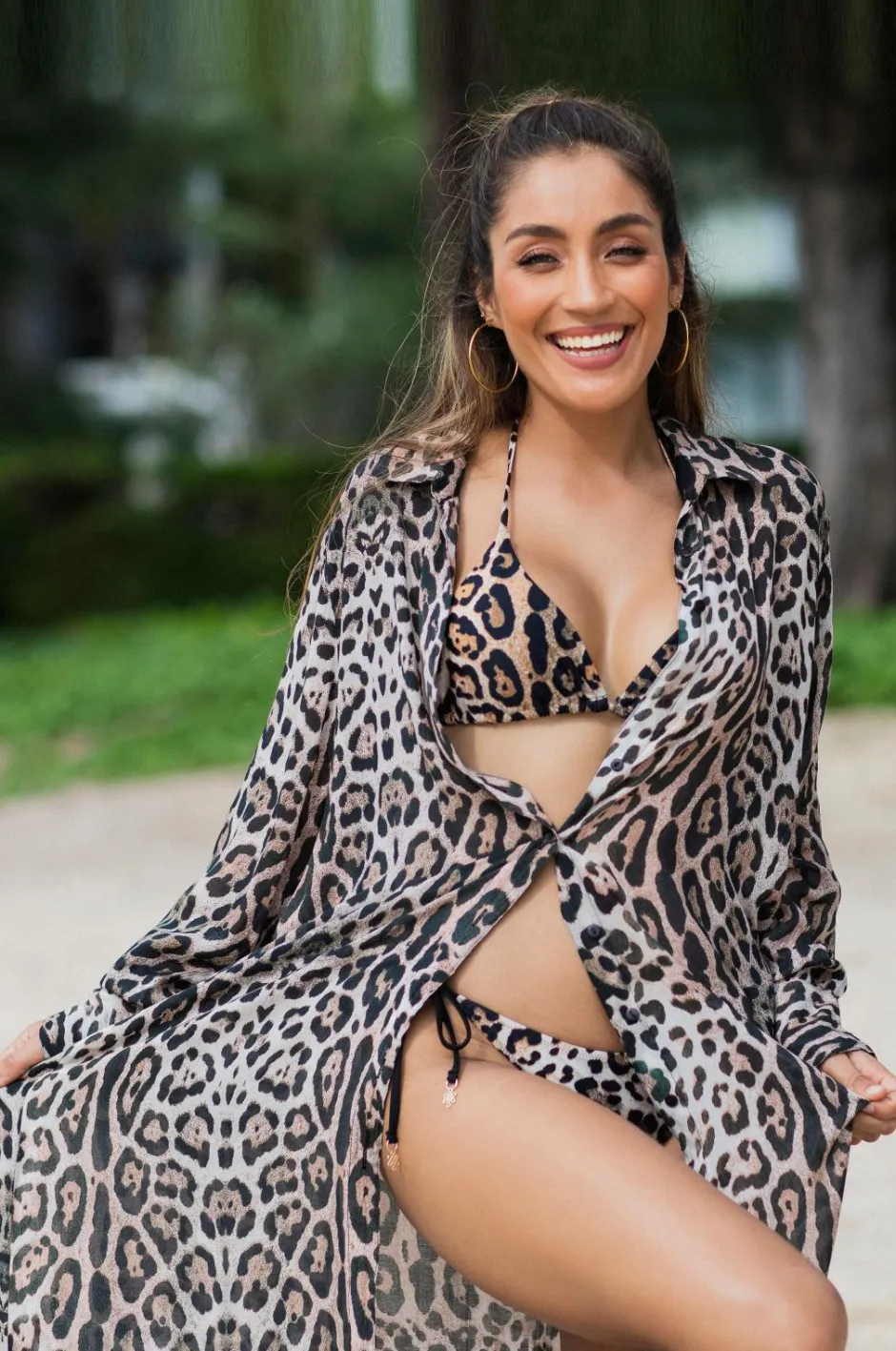 Hot Strandkjole Shirt Dress Dame Strandtøj