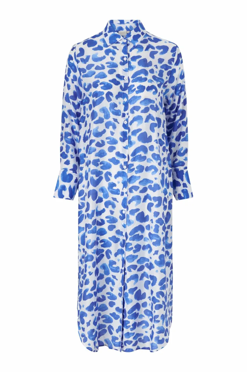 Strandkjole Cheetah Shirt Dress Dame Strandtøj