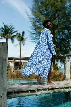 Strandkjole Cheetah Shirt Dress Dame Strandtøj