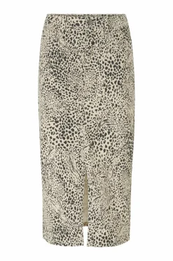 KAFFE Cowboynederdel Kalisa Skirt^Dame Nederdele