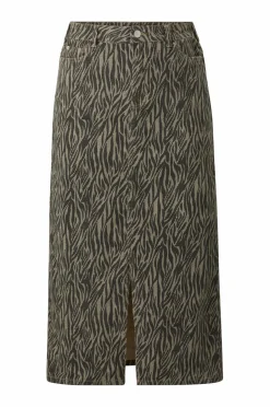 KAFFE Curve Cowboynederdel kaLeonoma Denim Skirt^Dame Nederdele